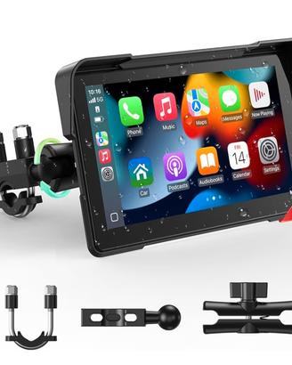 Schermo Moto 7" Wireless CarPlay  LAMTTO