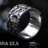 Anello fascia in argento 925