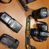 Nikon d610 + obiettivi+flash