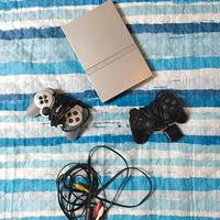 PS2 Slim silver + 2 controller + cavi