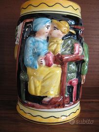 Boccale Birra Vintage Ceramica Titano San Marino