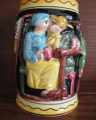Boccale Birra Vintage Ceramica Titano San Marino