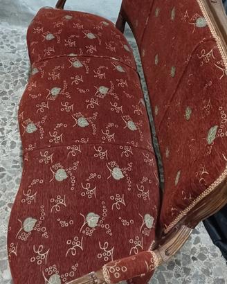 divano stile barocco