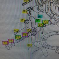 Kit regolazione tendicatena aprilia moto'