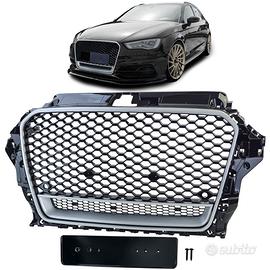 Griglia centrale quattro cromata RS3 A3 8V 12>16