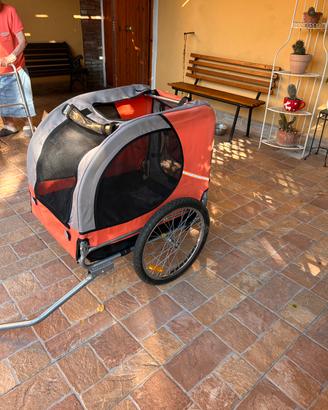 Carellino cane o bambino per bici