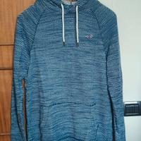 Felpa Hollister Originale Azzurra, Uomo Medium