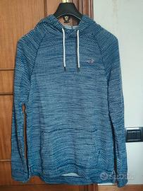 Felpa Hollister Originale Azzurra, Uomo Medium