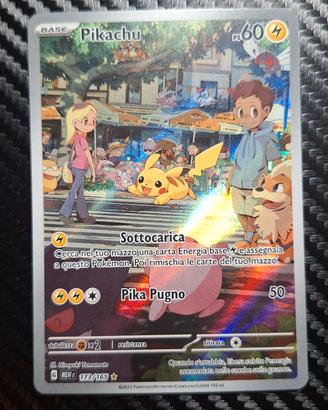 pokemon pikachu 173/165 full art 151 nm ita 