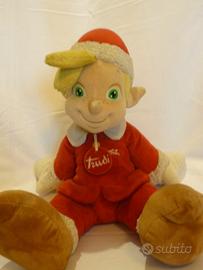 TRUDI ,PELUCHE PUPAZZO ELFO COCA COLA   