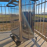 Bidone rifiuti Inox a pedale a norma HACCP