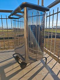 Bidone rifiuti Inox a pedale a norma HACCP