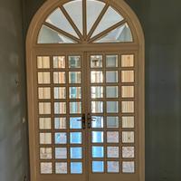 Porta interna Legno e Vetro anni ‘70.