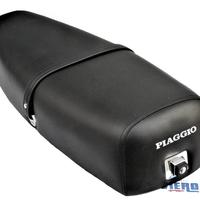 Sella Lunga Nera Scritta Vespa PX 125 150 Milleni