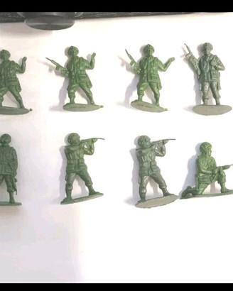 Lotto 19 Soldatini Cloni Airfix Para USA 1/32
