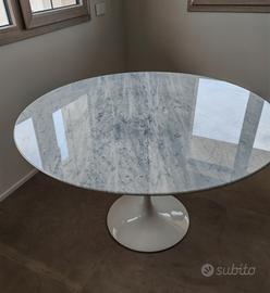 tavolo knoll marmo carrara