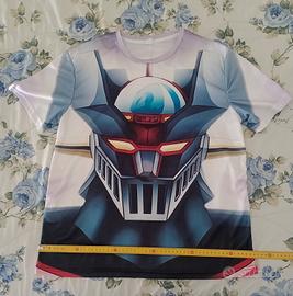 T-shirt nuova Mazinger Z Stampa grande, poliestere