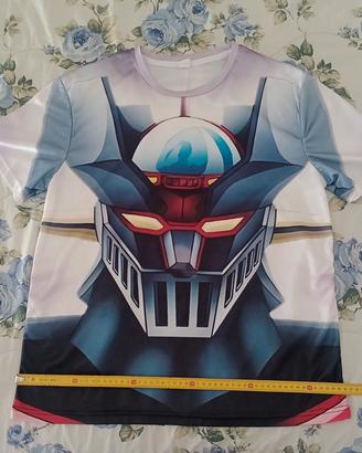 T-shirt nuova Mazinger Z Stampa grande, poliestere