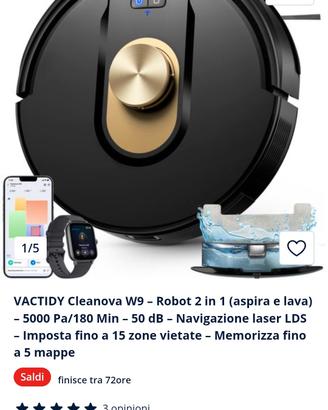 Robot aspirapolvere VACTIDY Cleanova W9