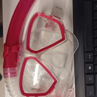 crivit maschera e boccaglio fucsia