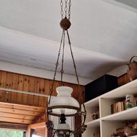 lampadario e lampada casa antiche