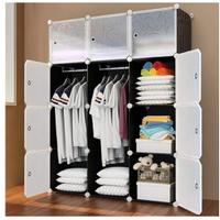 N°2- Armadio Guardaroba Modulare 12 Cubi/App.abiti