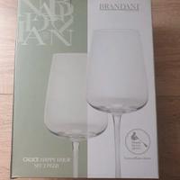 Due calici Brandani in vetro da aperitivo