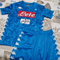 completo Napoli da gara bambino 12/13 anni