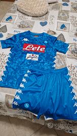 completo Napoli da gara bambino 12/13 anni