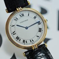 Cartier Vendone Trinity cassa in oro 18 kt gibbia