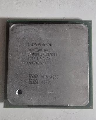 CPU PGA478 INTEL PENTIUM 4 3,00GHZ SL7PM PGA 47