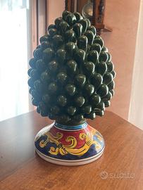 Pigna siciliana di caltagirone h35 cm