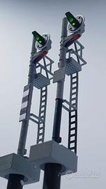 Segnale FS in scala H0 per plastico ferroviario