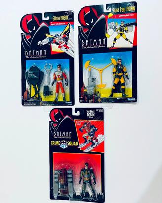 ✅ BATMAN ANIMATED SERIES SET 3 Kenner ROBIN Nuovi