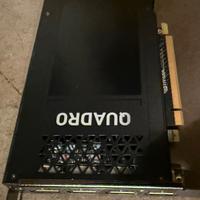 GPU nvidia PNY Quadro P4000 certificata CAD. 8Gb