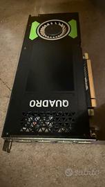 GPU nvidia PNY Quadro P4000 certificata CAD. 8Gb
