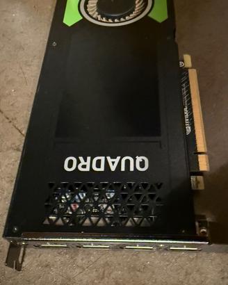 GPU nvidia PNY Quadro P4000 certificata CAD. 8Gb