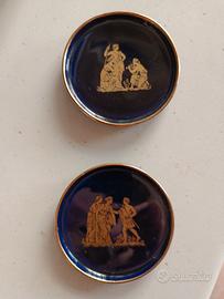 Coppia piattini in ceramica made in Grecia vintage