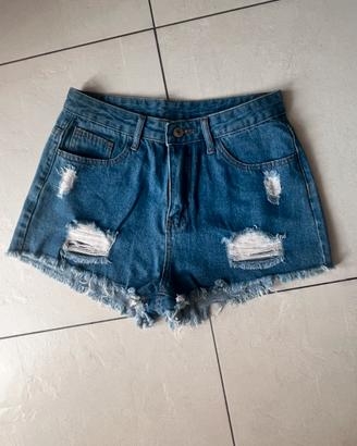 Pantaloncini in jeans blu Shein, tg S, nuovi