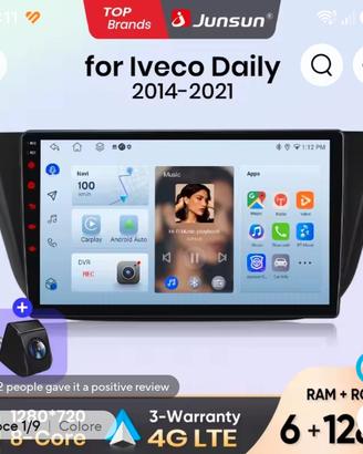 Autoradio junsun per iveco daily