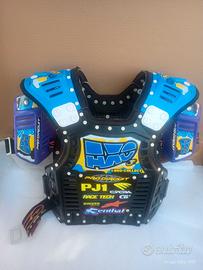 Pettorina Motocross AXO originale anni 92/92 blu