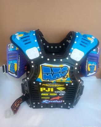 Pettorina Motocross AXO originale anni 92/92 blu