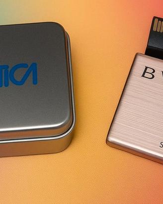 Bvlgari Chiavetta Usb Slim con Scatola  Nuova
