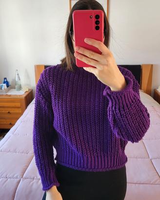 Maglione viola