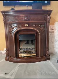 Camino in legno elettrico