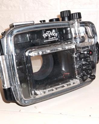 Custodia subacquea fantasea per Canon g7x ii