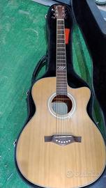 Chitarra acustica amplificata Eko trii