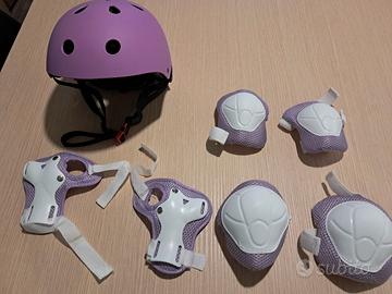 caschetto e protezioni arti 