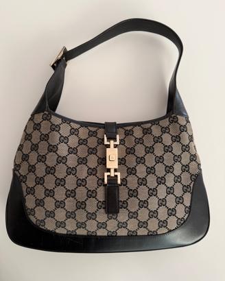 Borsa Gucci Jackie Vintage in Tela GG Monogram e P