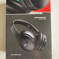 Bose QC headphones cuffie wireless nere